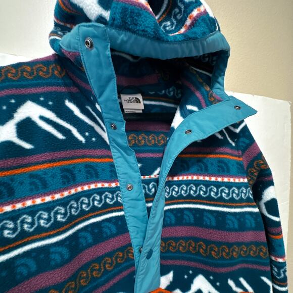 The North Face Carbondale Fleece 1/4 Snap Jacket Men’s Small Summit Navy - Picture 3 of 11